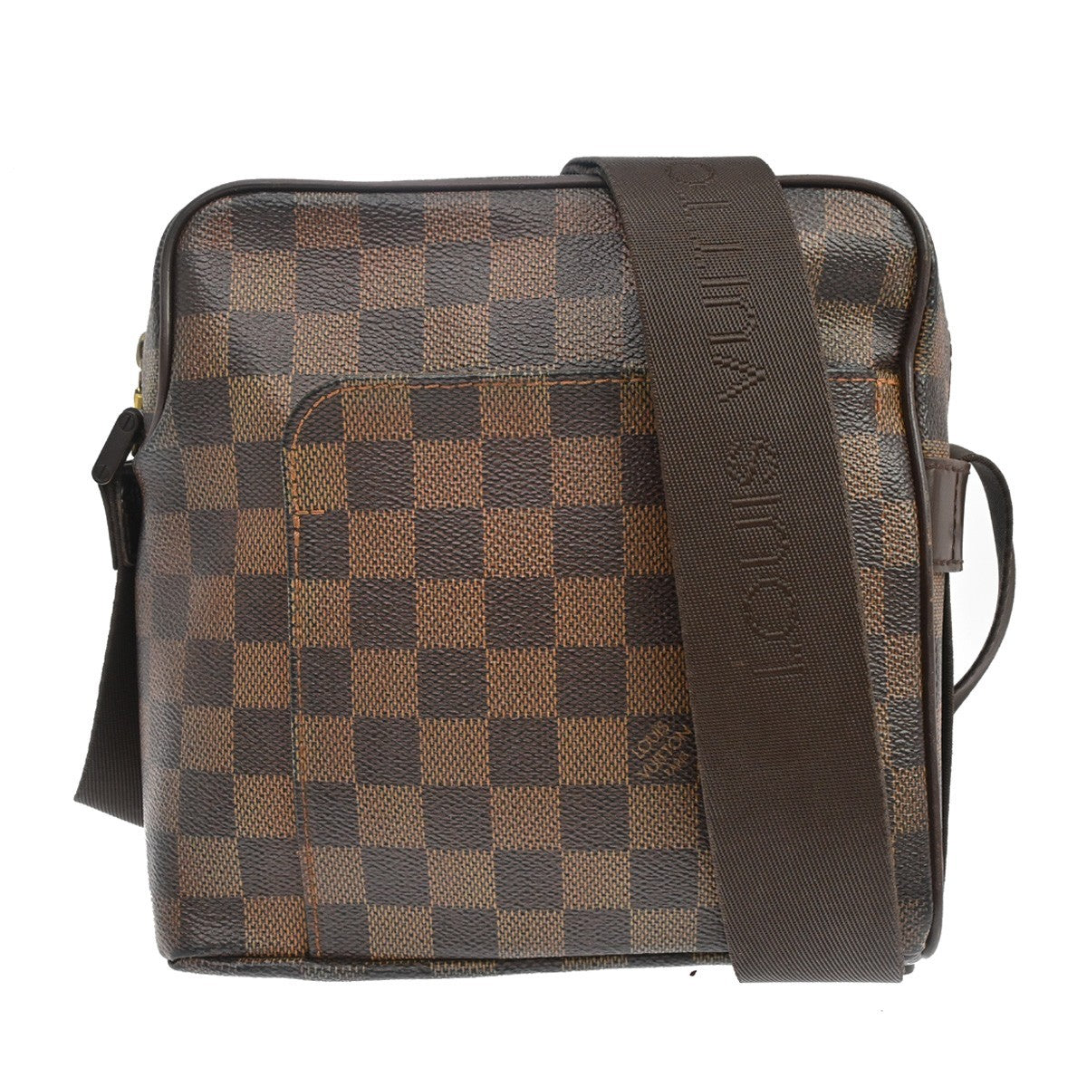 Louis Vuitton Olav Handbag Damier Brown Canvas Shoulder Bag Bag (   )