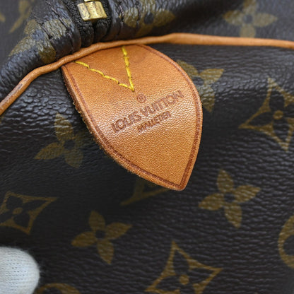 Louis Vuitton Keepall Bag Monogram Canvas Brown Canvas Travel Bag Bag (   )