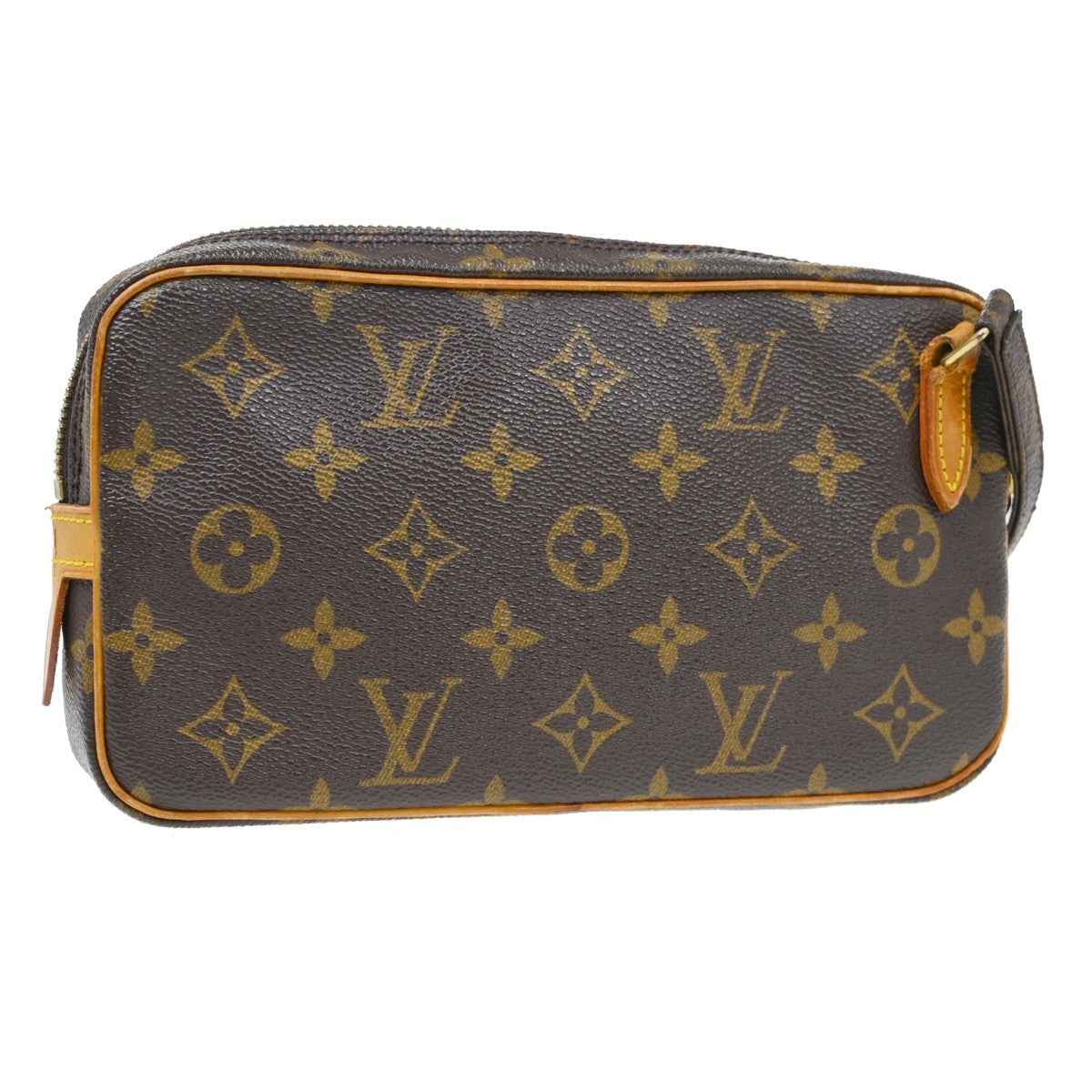 Louis Vuitton Pochette Marly Bandouliere Bag Monogram Canvas Brown Canvas Shoulder Bag Bag (   )