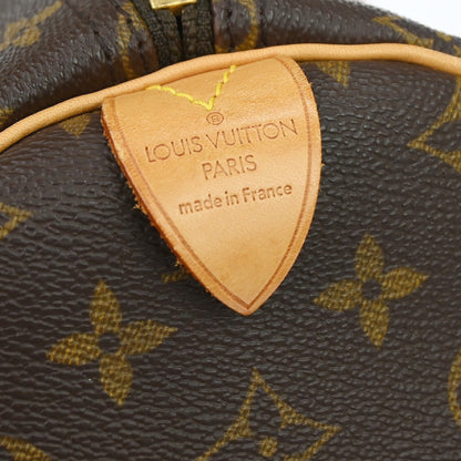 Louis Vuitton Keepall Bag Monogram Canvas Brown Canvas Travel Bag Bag (   )