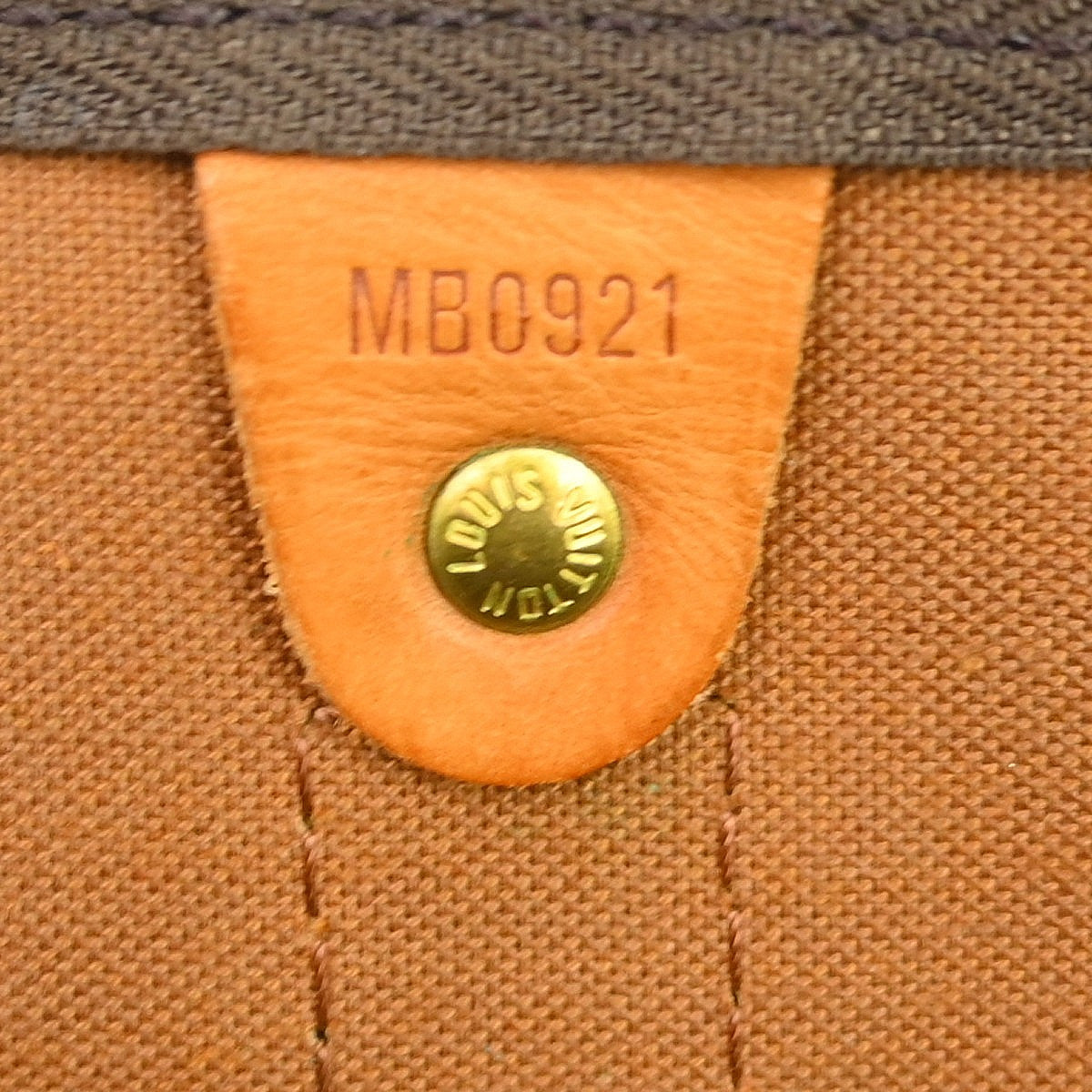 Louis Vuitton Keepall Bag Monogram Canvas Brown Canvas Travel Bag Bag (   )