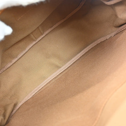 Louis Vuitton Saumur Handbag Monogram Canvas Brown Canvas Shoulder Bag Bag (   )