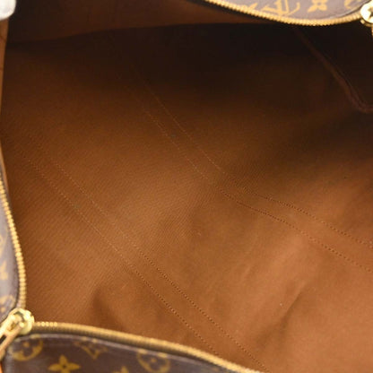 Louis Vuitton Keepall Bandouliere Bag Monogram Canvas Brown Canvas Travel Bag Bag (   )