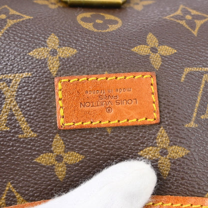 Louis Vuitton Saumur Handbag Monogram Canvas Brown Canvas Shoulder Bag Bag (   )