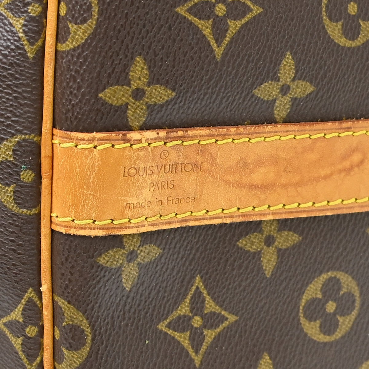 Louis Vuitton Keepall Bandouliere Bag Monogram Canvas Brown Canvas Travel Bag Bag (   )