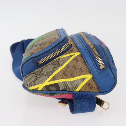 Gucci Gg Supreme Belt Bag Gg Coated Canvas And Leather Multicolour Pvc Crossbody Bag Bag (   )