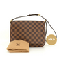 Louis Vuitto Musette Tango Damier Ebene Canvas Shoulder Bag