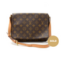 Louis Vuitto Musette Tango Monogram Canvas Shoulder Bag