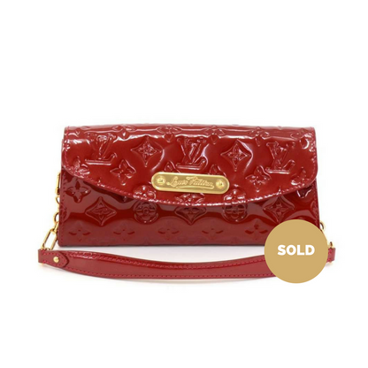 Louis Vuitto Sunset Boulevard Monogram Vernis Leather Shoulder Bag