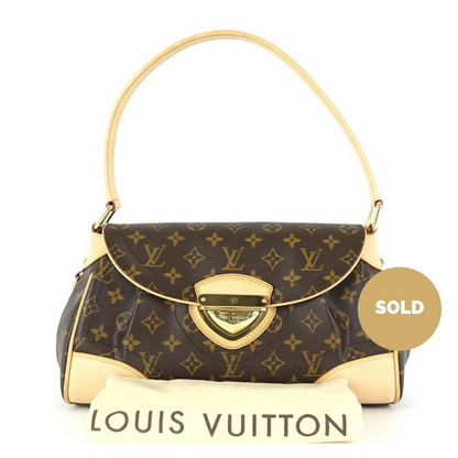 Louis Vuitto Beverly MM Monogram Canvas Shoulder Bag