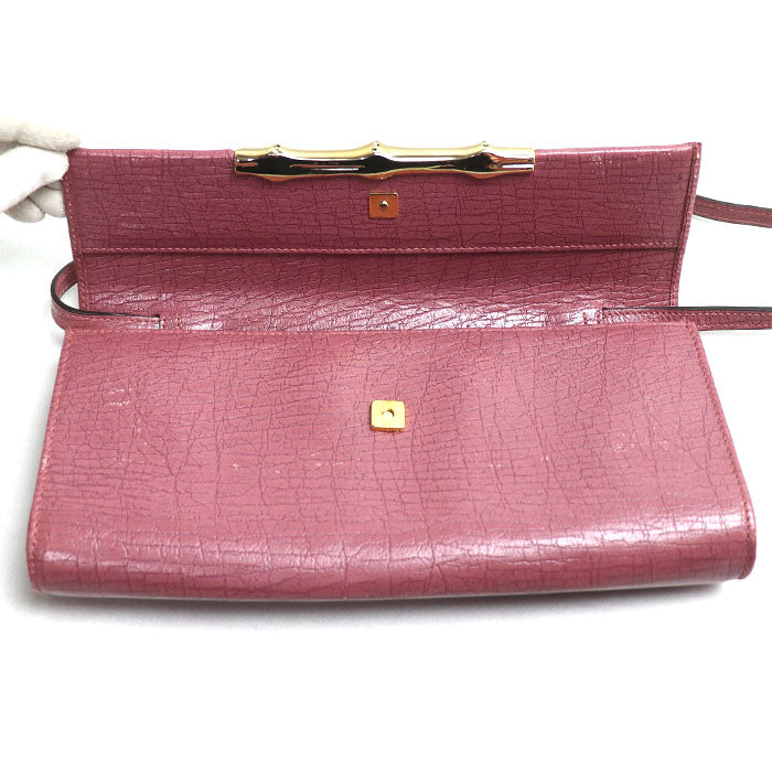 Gucci Bamboo 2way shoulder bag Leather
