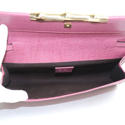 Gucci Bamboo 2way shoulder bag Leather