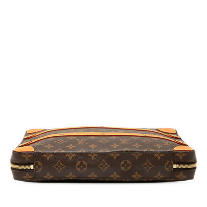 Louis Vuitton Soft Trunk Messenger MM Monogram Shoulder Bag