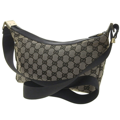 Gucci GG Canvas Shoulder Bag Gray