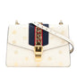 Gucci Sylvie Bee & Star Leather Shoulder Bag
