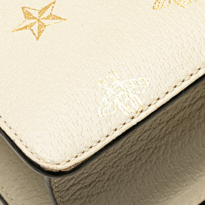 Gucci Sylvie Bee & Star Leather Shoulder Bag