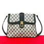 Gucci GG Logo Leather Shoulder Bag