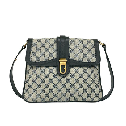 Gucci GG Logo Leather Shoulder Bag