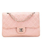 Chanel Double Flap Matelassé Lambskin Shoulder Bag