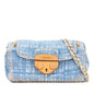 Prada BR4658 Tweed Leather Chain Shoulder Bag