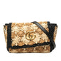 Gucci GG Marmont Raffia Shoulder Bag