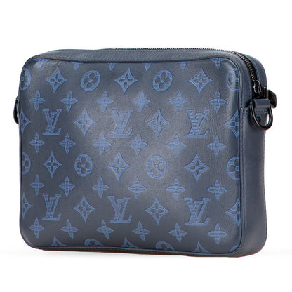 Louis Vuitton Duo Messenger Monogram Shadow Leather Shoulder Bag