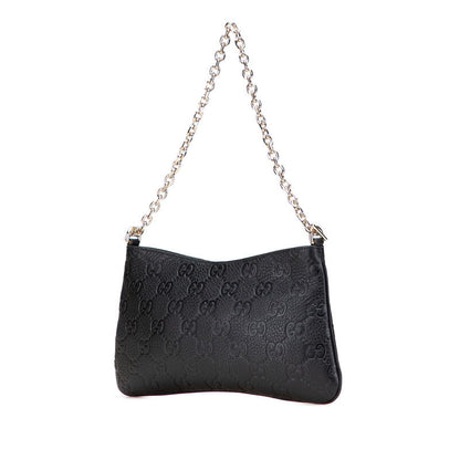 Gucci GG Emblem Leather 2way Shoulder Bag
